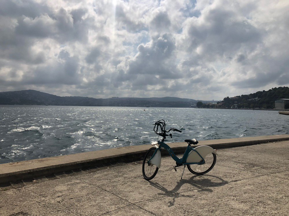 Bisiklet Deniz İstanbul Boğaz Sahil