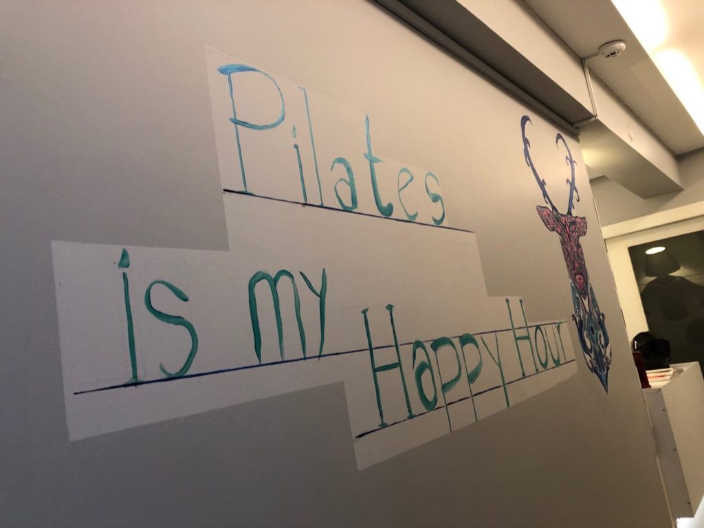 Nişantaşı Pilates Duvar Yazısı